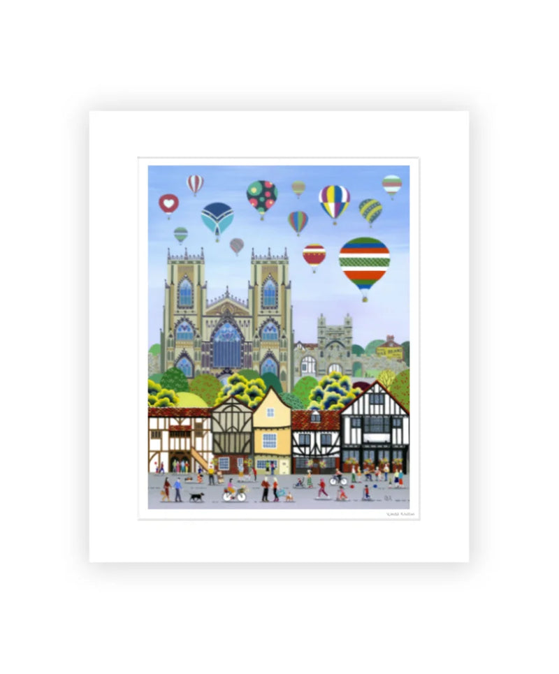 York Balloon Fiesta by Linda Mellin - mounted