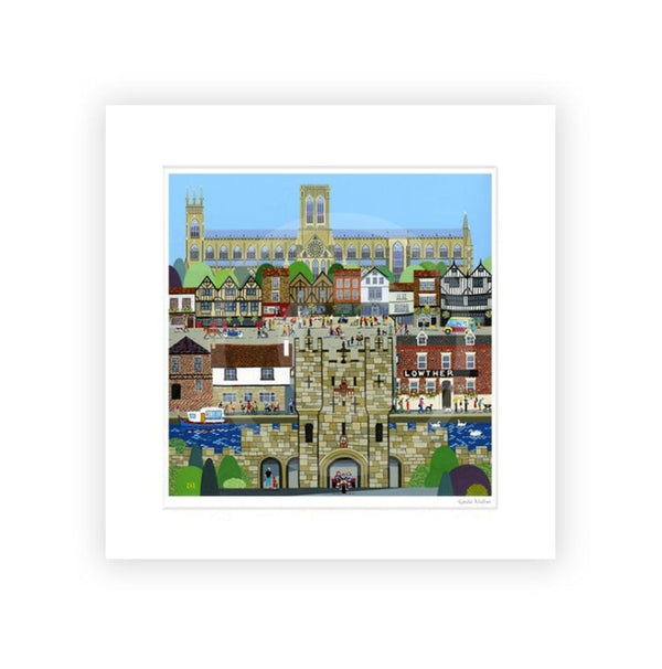 York (Central) By Linda Mellin Small / Mounted