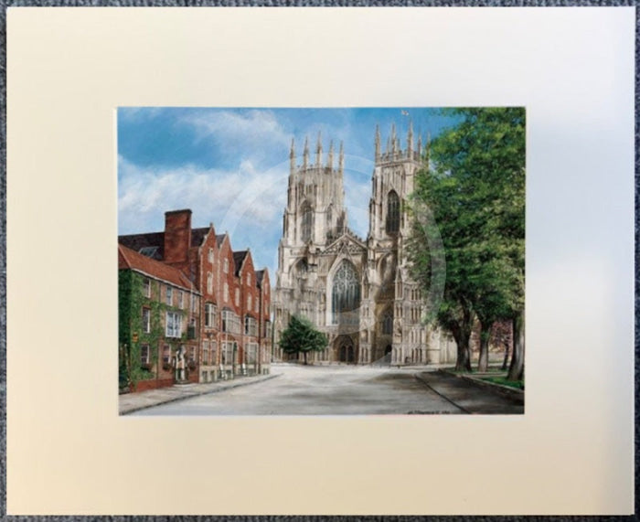 York Minster and the Dean Court Hotel by Mark Braithwaite