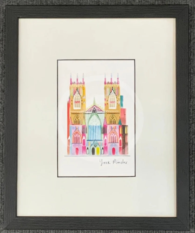 York Minster Print by Ilona Drew