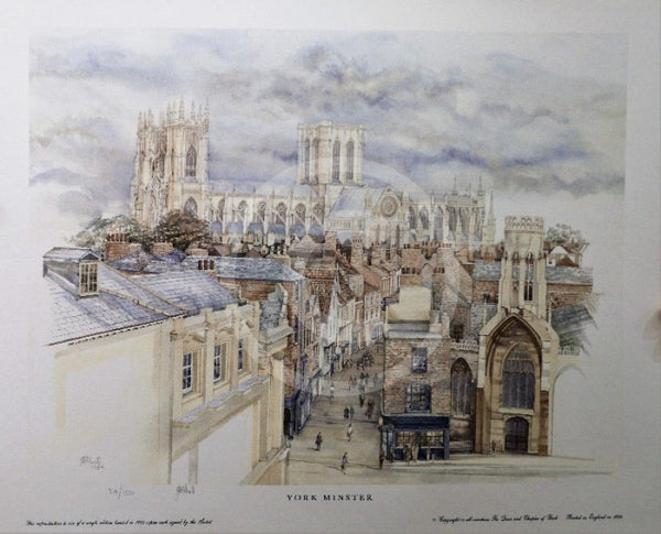 York Minster By John Hurst