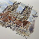 York Minster From Bootham Bar, York, Richard Briggs ORIGINAL WATERCOLOUR