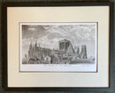 York Minster from Lord Mayor’s Walk by R. J Holroyd- Black & White Print of York Minster