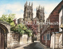 York Minster From Precentors Court By Mark Braithwaite