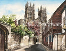 York Minster From Precentors Court By Mark Braithwaite