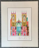 Mounted York Minster giclée by Ilona Drew