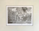 St William’s College black and white print of York by R.J. Holrord