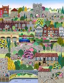 York Museum Gardens, Art Print by Linda Mellin - Mounted Print