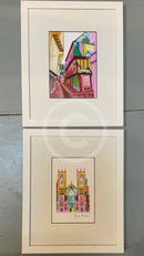 York Minster and York Shambles by Ilona Drew framed prints 