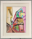 The Shambles York (Giclée) By Ilona Drew White Frame