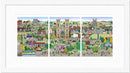 York The Walled City, Triptych Art Print by Linda Mellin PRE-ORDER - Art Print