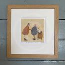 You Put a Smile on My Face, LIMITED EDITION Print by Sam Toft - Framed in Metro Oak - gallery stock - Limited Edition