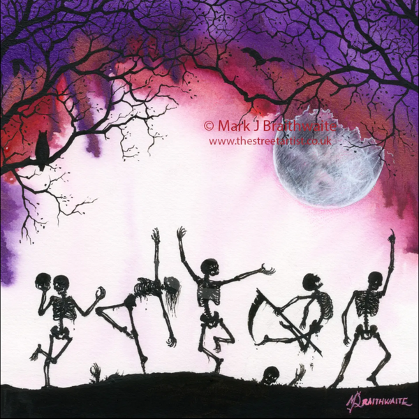 Zombie Apocalypse; Death Moon, Dance of the Dead by Mark Braithwaite