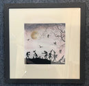 Zombie Apocalypse Harvest Moon Freshers Feast By Mark Braithwaite 300X300Mm Black Frame Band A