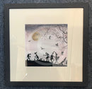 Zombie Apocalypse Harvest Moon Freshers Feast By Mark Braithwaite 300X300Mm Black Frame Band A