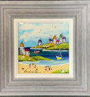 SOLD An Evening At The Beach (10x10") ORIGINAL PAINTING by Rozanne Bell