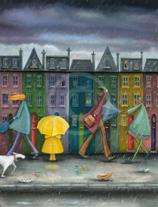 A Blustery Day Limited Edition Print By Dotty Earl