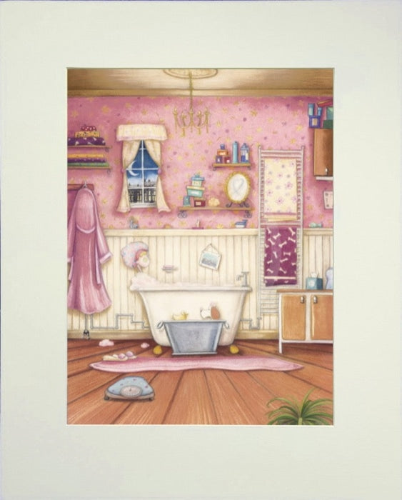 Bathtime Limited Edition Print by Dotty Earl