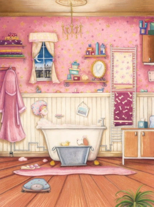 Bathtime Limited Edition Print by Dotty Earl