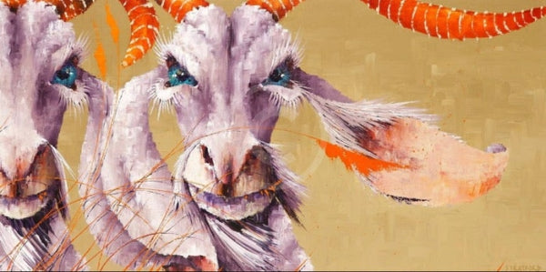 Capra Capra, Goat Print by Amanda Stratford 