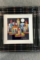 SOLD By The Light Of The Silvery Moon V (10x10") ORIGINAL PAINTING by Rozanne Bell SOLD