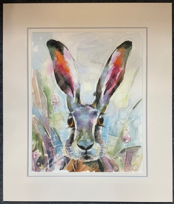 Cottontail  ORIGINAL Watercolour Painting by Susan Leigh