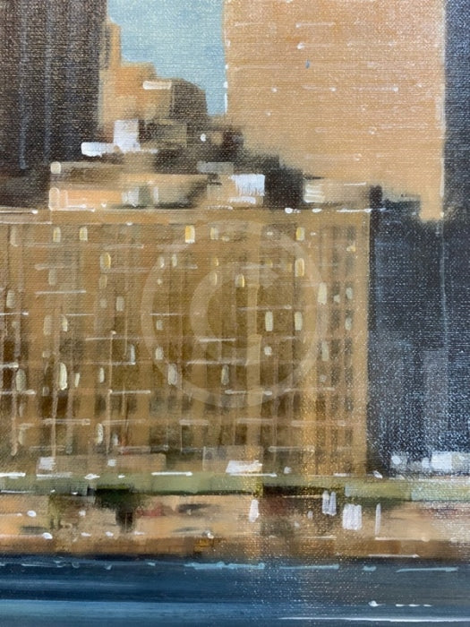 Empire State Building ORIGINAL Painting by Joe Bowen