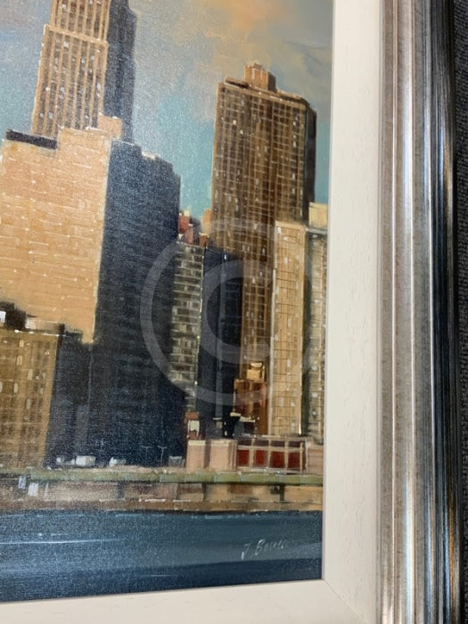 Empire State Building ORIGINAL Painting by Joe Bowen