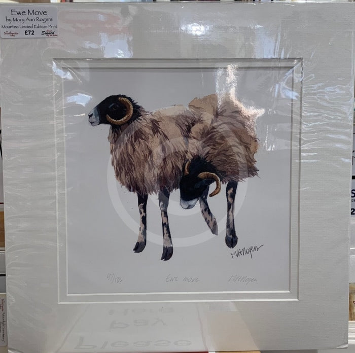 Ewe Move, Limited Edition by Mary Ann Rogers