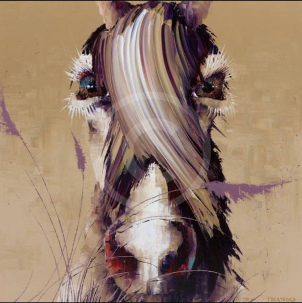 Facing Fore, Equestrian Horse Print by Amanda Stratford 