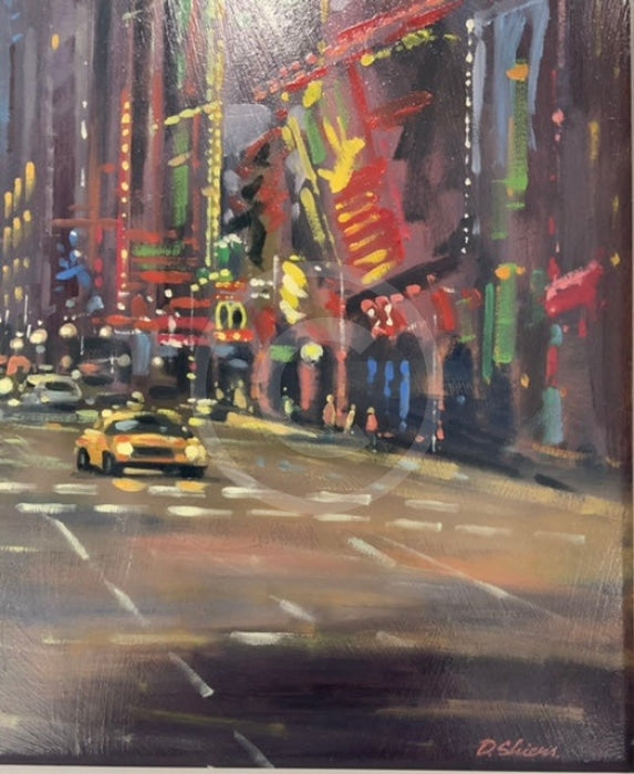 New York (23X23) Original Painting By D Shiers
