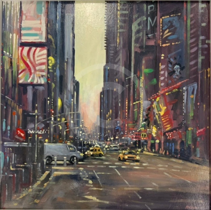 New York (23X23) Original Painting By D Shiers