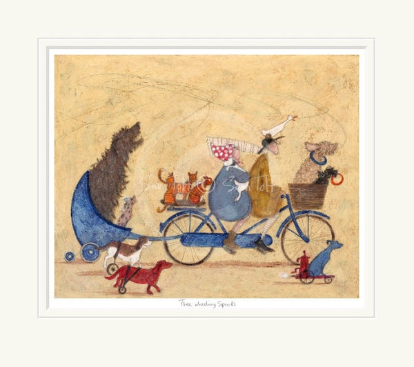 Free Wheeling Spirits LIMITED EDITION by Sam Toft