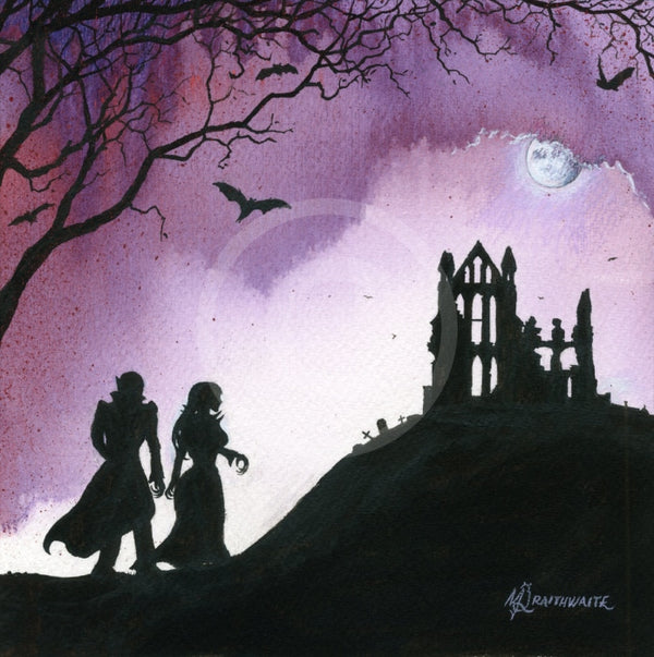 Twilight Requiem Whitby Abbey By Mark Braithwaite