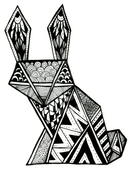 Geo Bunny by Emily Child