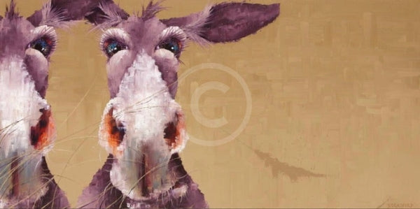 Half Assed, Donkey Ass print by Amanda Stratford 