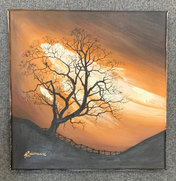 Mocha Skies by Mark Braithwaite, unframed original