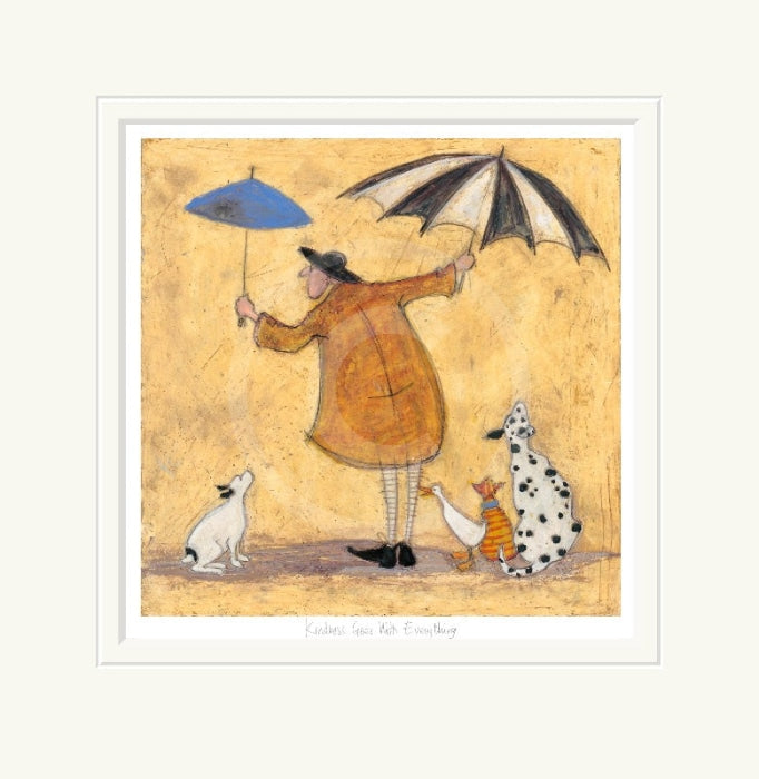 Kindness Goes With Everything LIMITED EDITION by Sam Toft