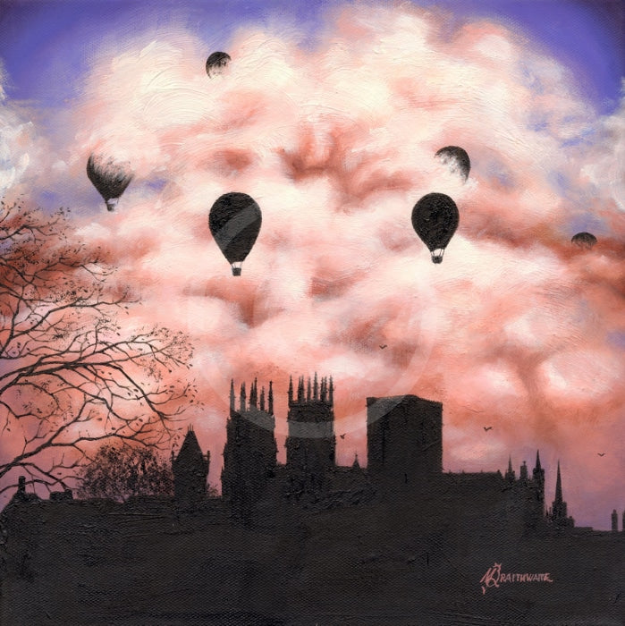 Marshmallow Skies, York Minster from the Walls by Mark Braithwaite