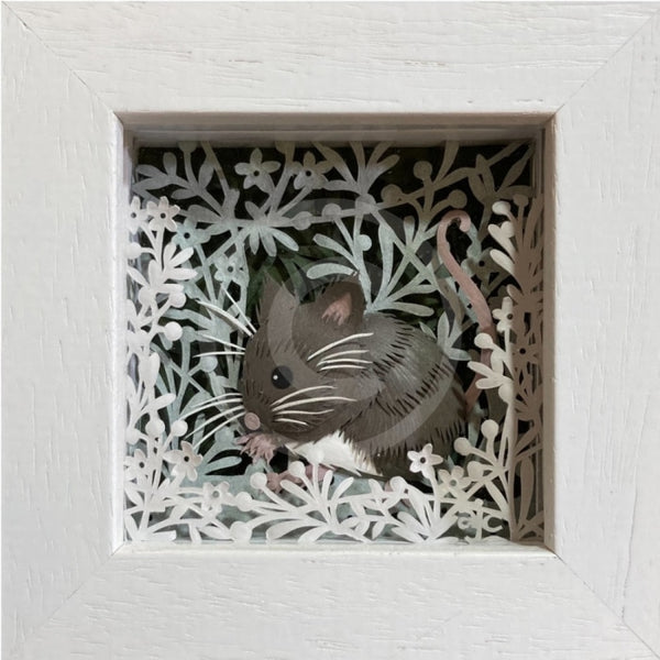 Minnie, Original Paper Cut by Anna Cook