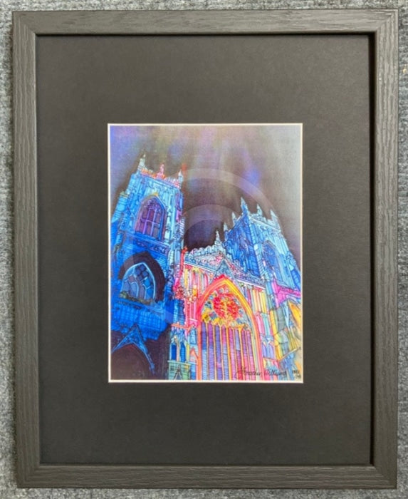 Minster Lights by Jonathan Williams framed 