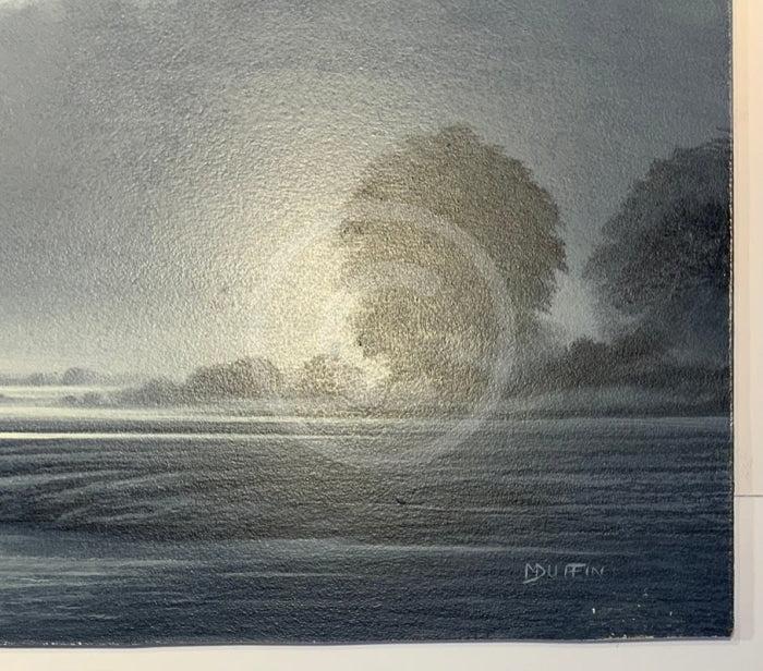 Misty Solace Original Painting By Mark Duffin-Unframed