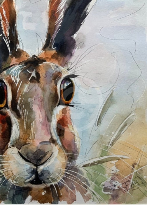 Mopsy ORIGINAL Watercolour Painting by Susan Leigh