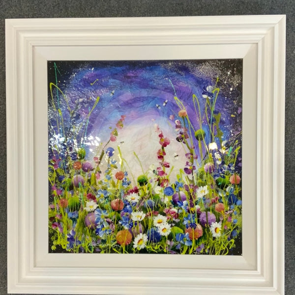 Mystic Meadow - Dreams Of Summer (24X24) Original Painting By Rozanne Bell