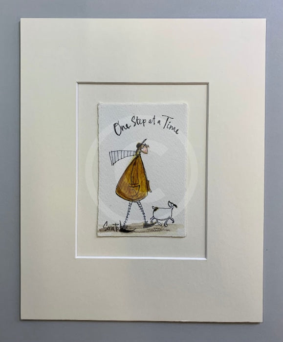 One Step at a Time… Miniature ORIGINAL by Sam Toft