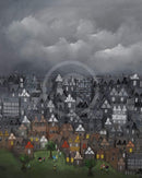 ORIGINAL Bill Tolley Painting, Let It Rain, Let It Rain, Let It Rain SECONDARY MARKET