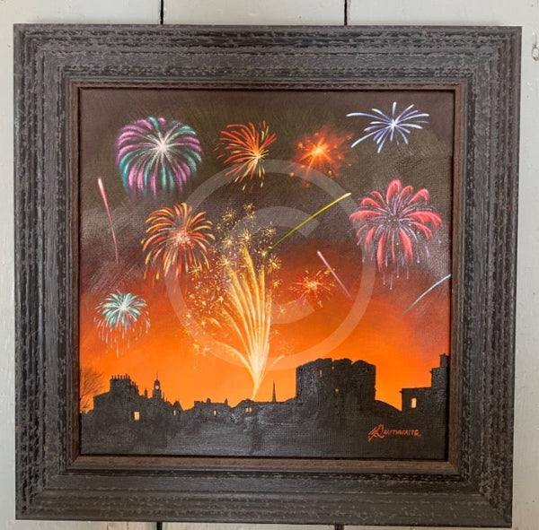 ORIGINAL Cinder Toffee Skies, Clifford's Tower Skyline by Mark Braithwaite