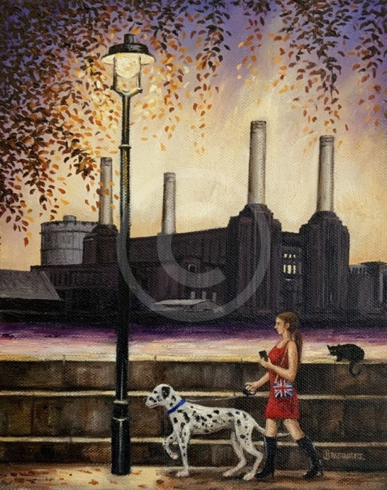 City Stroll- London- Original Oil Painting by Mark Braithwaite