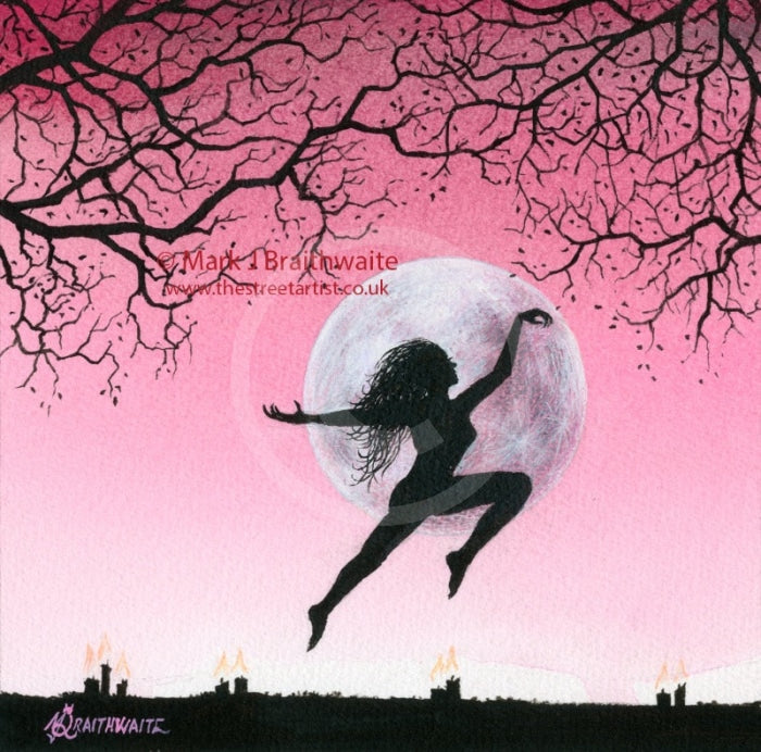 ORIGINAL From the Shadows; Pink Moon, Worship 2 by Mark Braithwaite