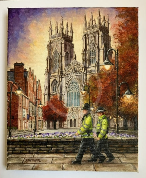 Minster Beat- York-Original Oil Painting by Mark Braithwaite